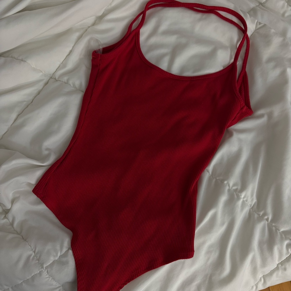 Women’s Red Bodysuit